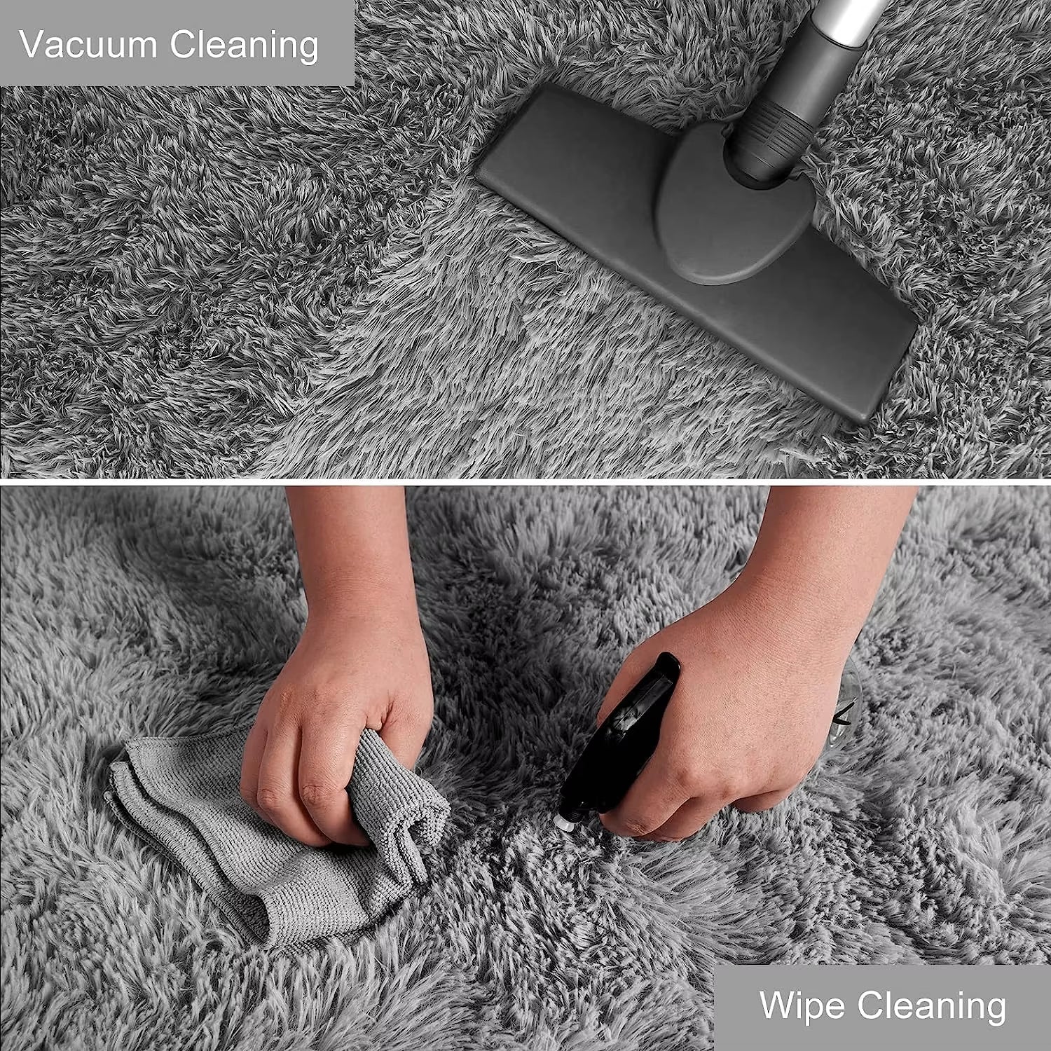 Soft Area Rugs Bedroom Carpet Fluffy Non-Slip Tie-Dyed Fuzzy Shag Plush Soft Shaggy Bedside Rug Living Room Carpet